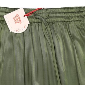 Strong Girls Club Green Viscose Midi Skirt