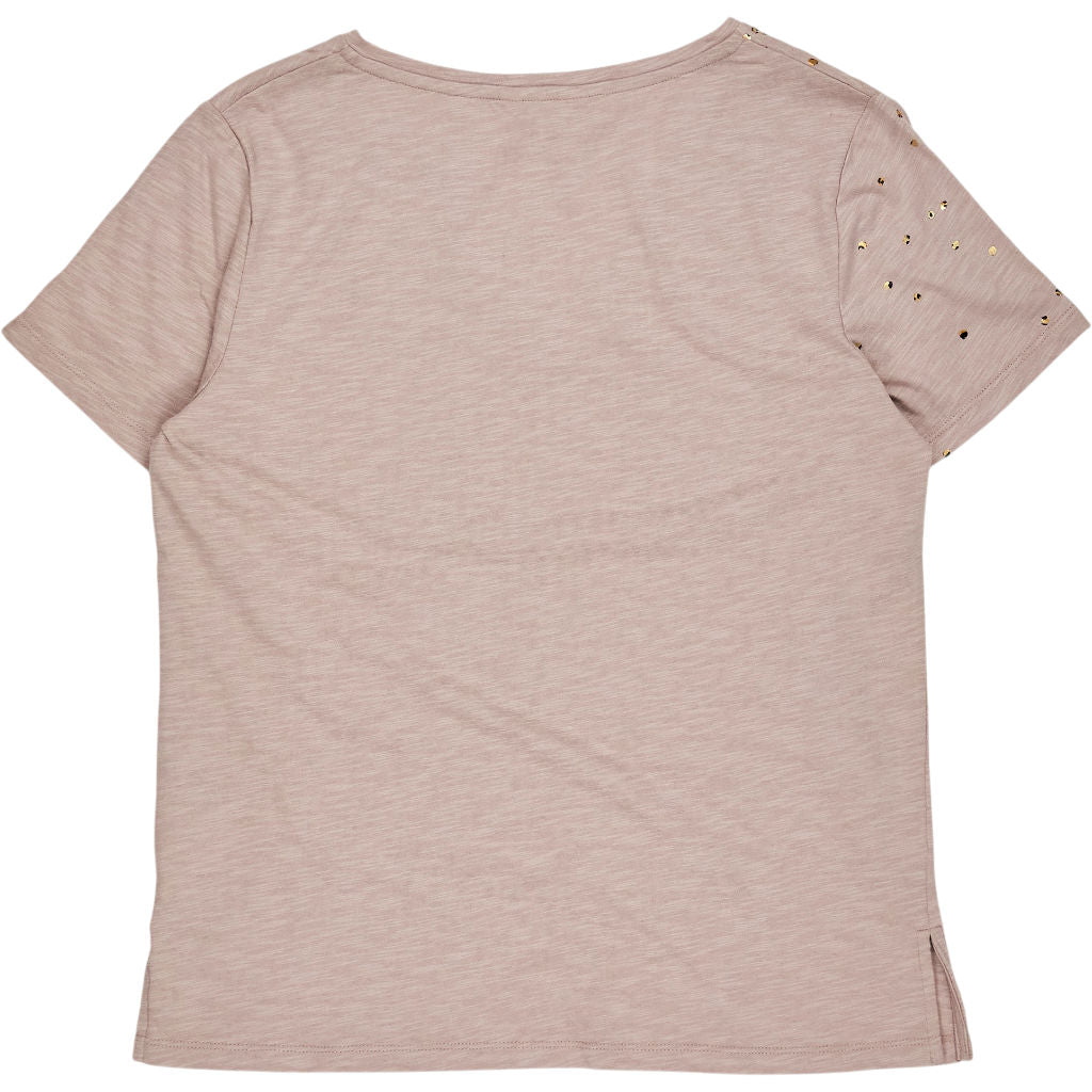 Hush Mushroom Grey Confetti V Tee