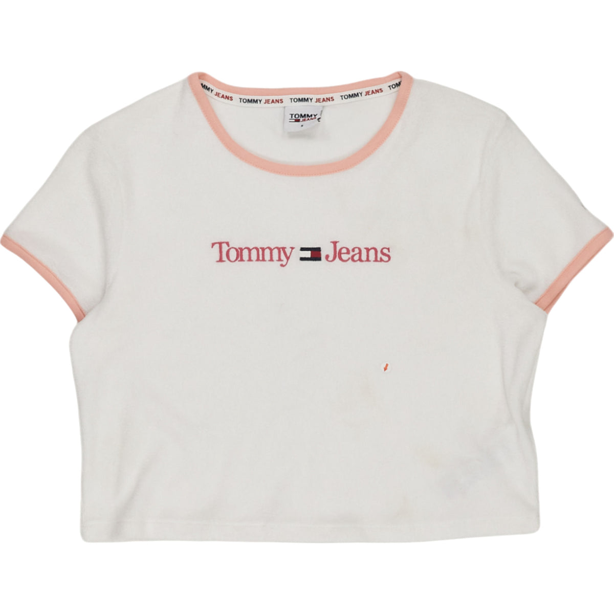 Tommy Jeans White Crop T-Shirt