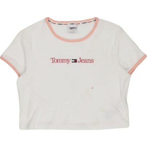 Tommy Jeans White Crop T-Shirt