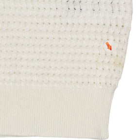 Hush White Florence Scoop Knitted Jumper