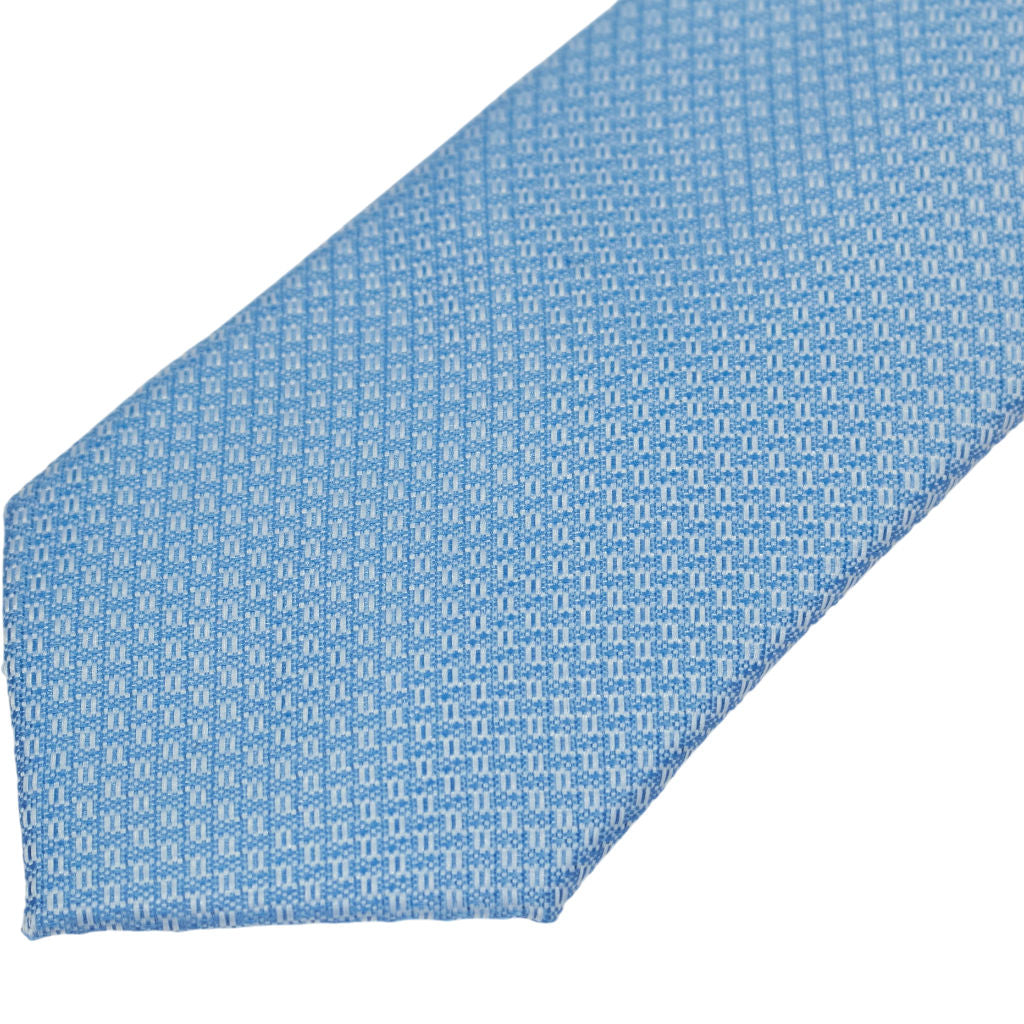 Moss Light Blue Patterned Tie Bundle x 3