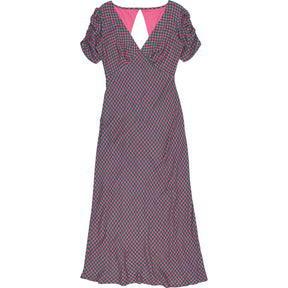 Omnes Pink Green Jemima Dress