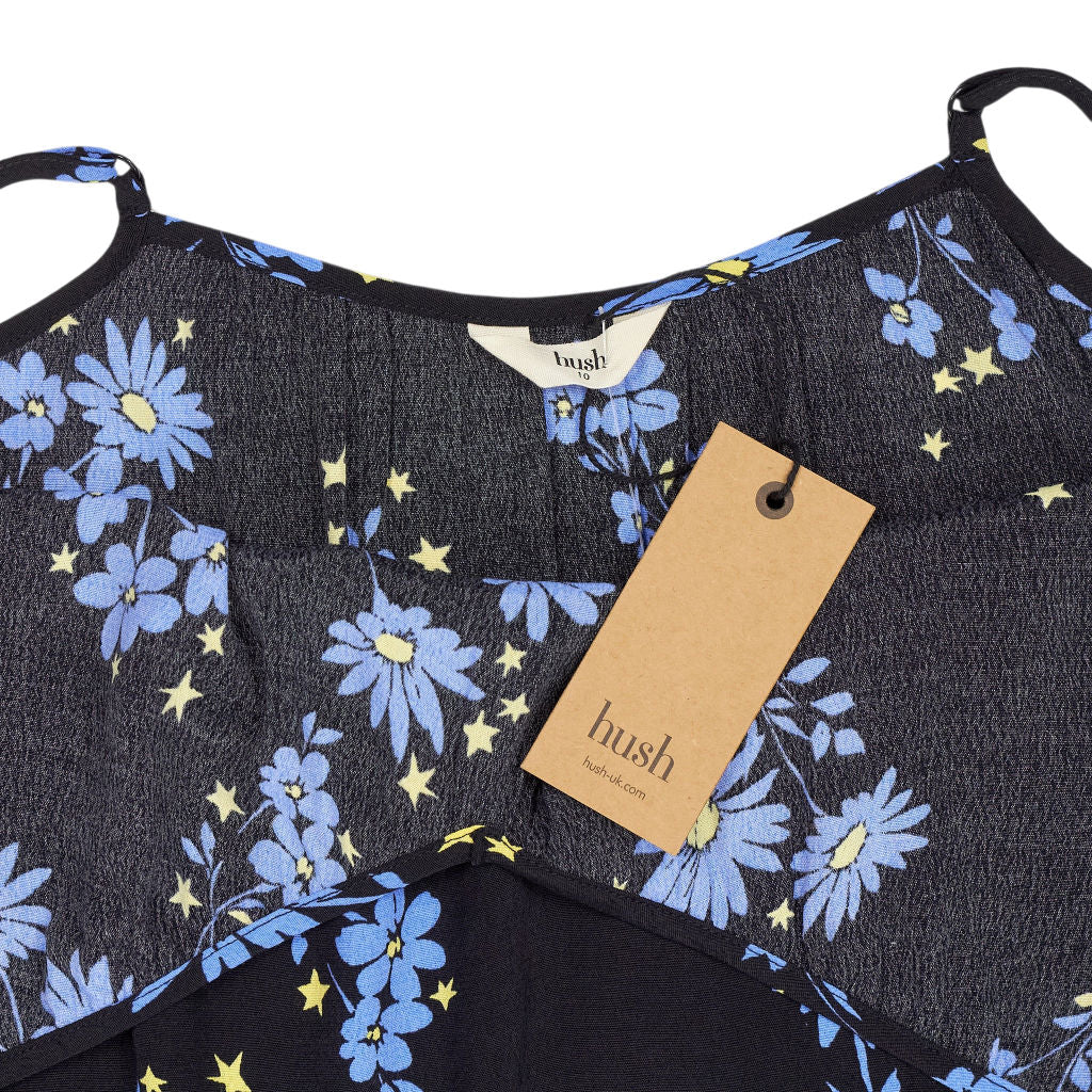 Hush Black Ditsy Daisy Star Cami