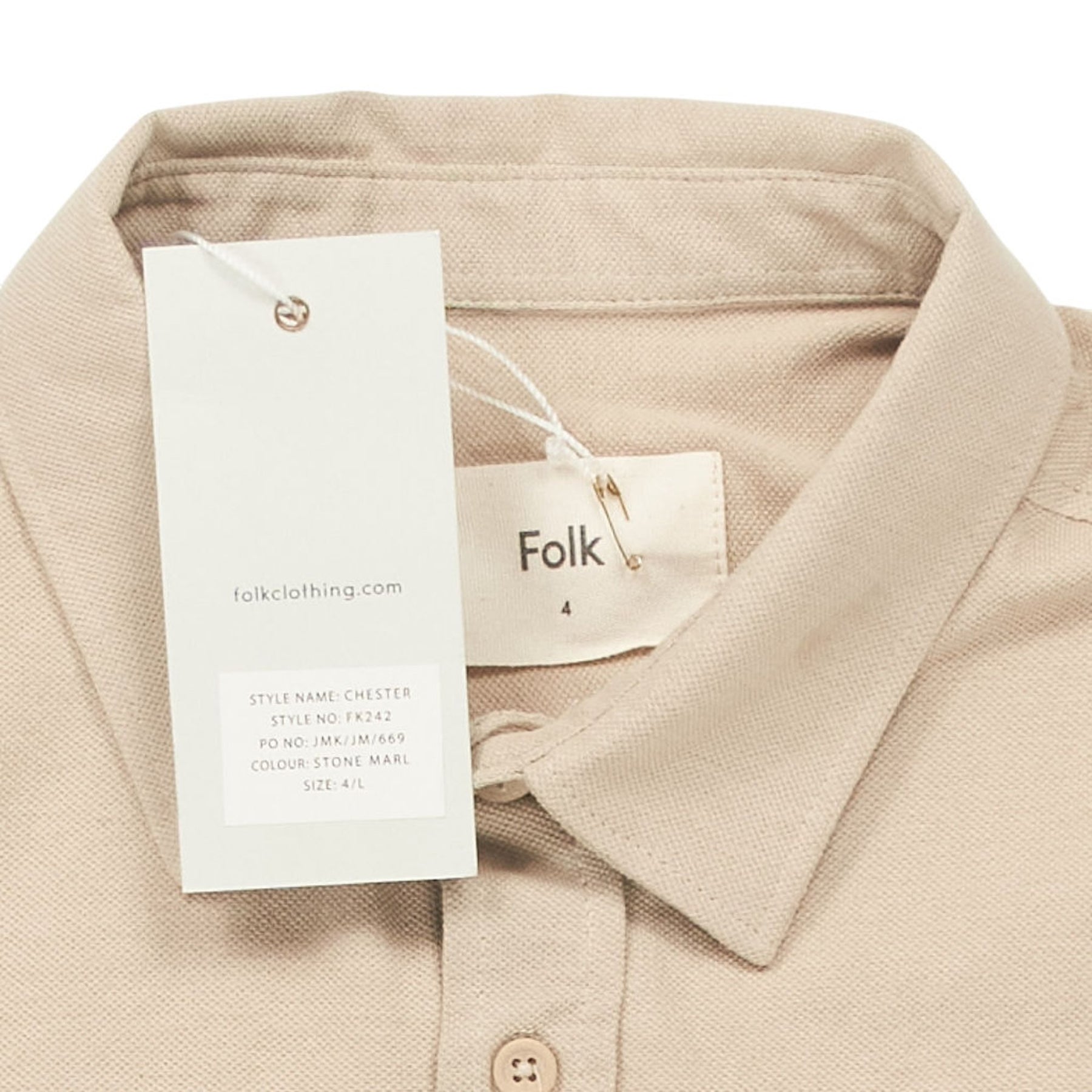 Folk Stone Marl Chester Shirt