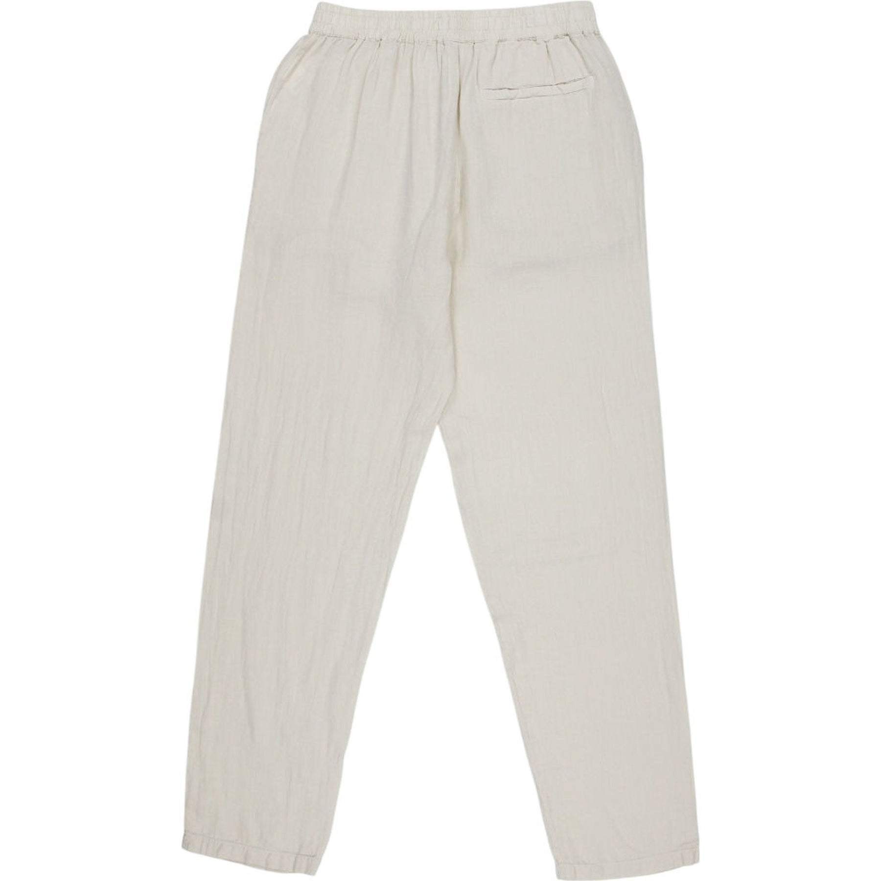 Hamilton + Hare Cream Linen Trousers