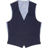 Moss Blue Tailored Fit Waistcoat