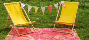 Boho Paisley Print Outdoor Rug