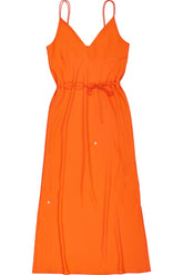 Calvin Klein Orange Camise Slip Dress