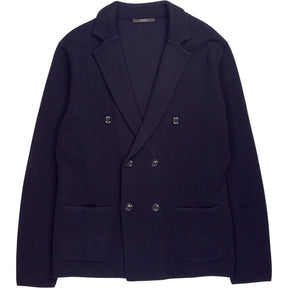 Boggi Navy Knit Blazer