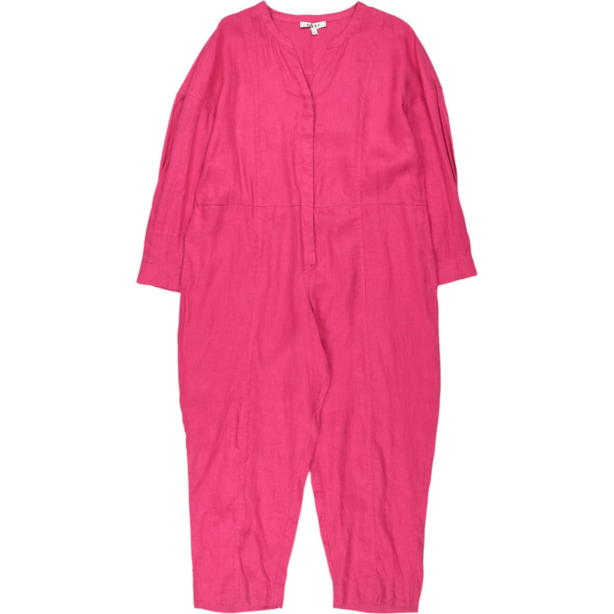 NRBY Pink Linen Jumpsuit