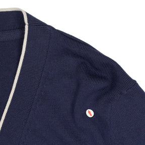Lyle & Scott Navy Cotton Cardigan