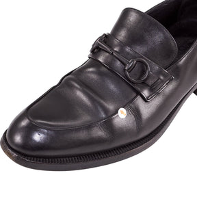 Gucci Black Leather Loafers