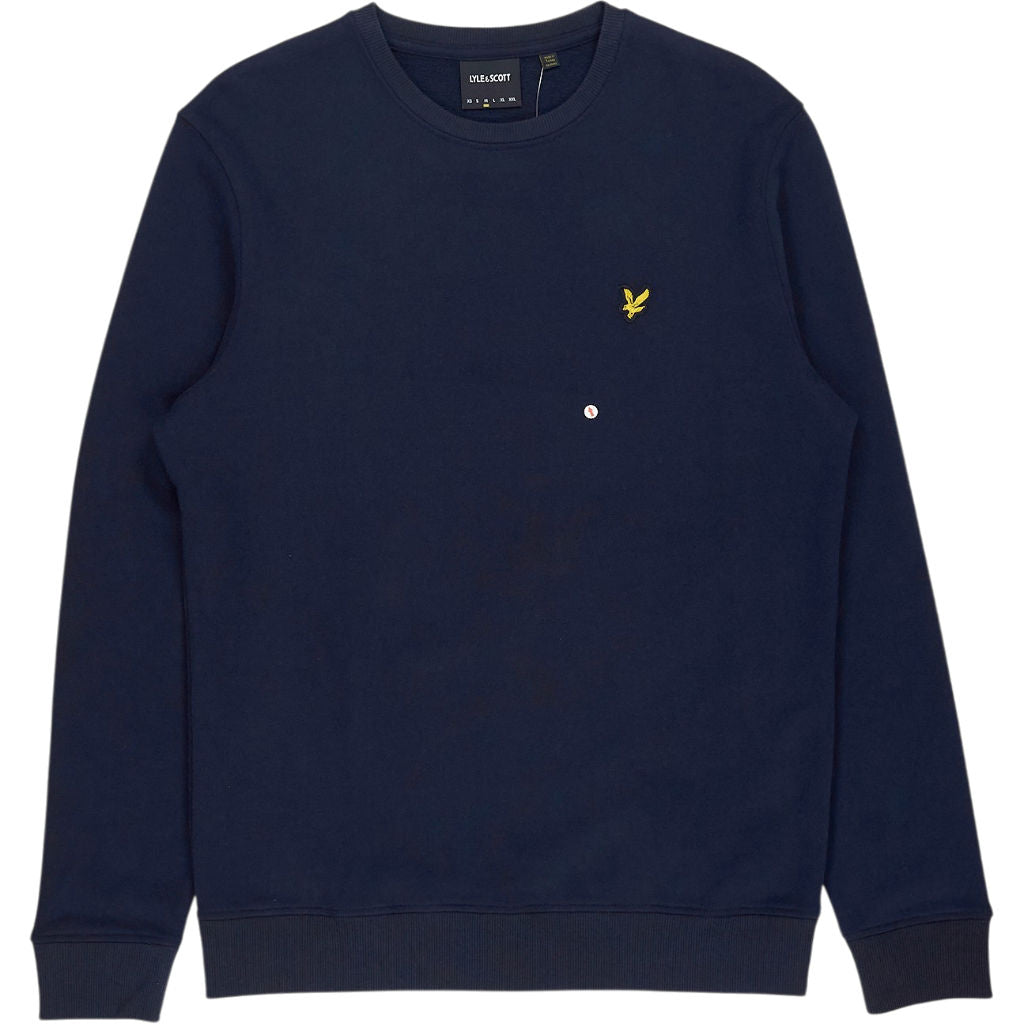 Lyle & Scott Navy Crew Neck Sweatshirt