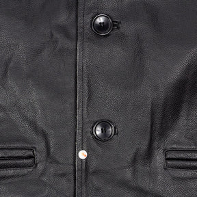 Vintage Savatini Black Leather Jacket