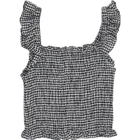 Baukjen Black & White Gingham Debrah Top