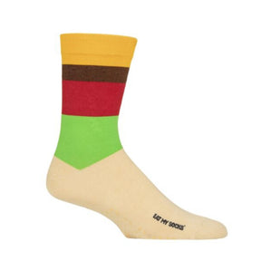 Cheese Burger Novelty Sock Gift Set - Unisex