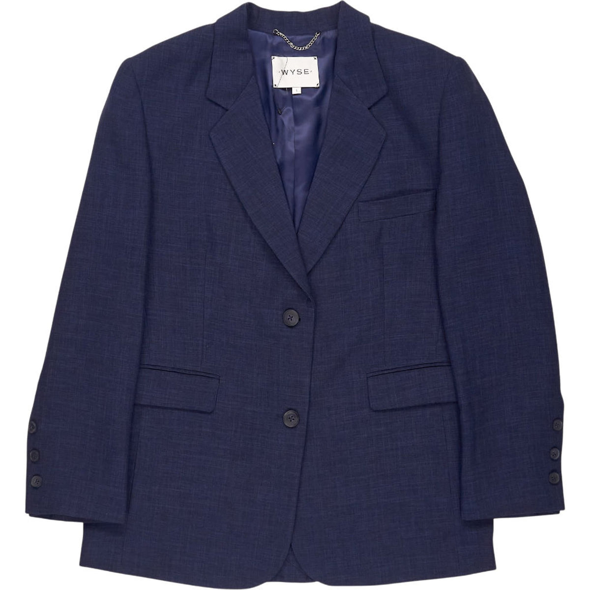 Wyse Navy Single Breasted Blazer
