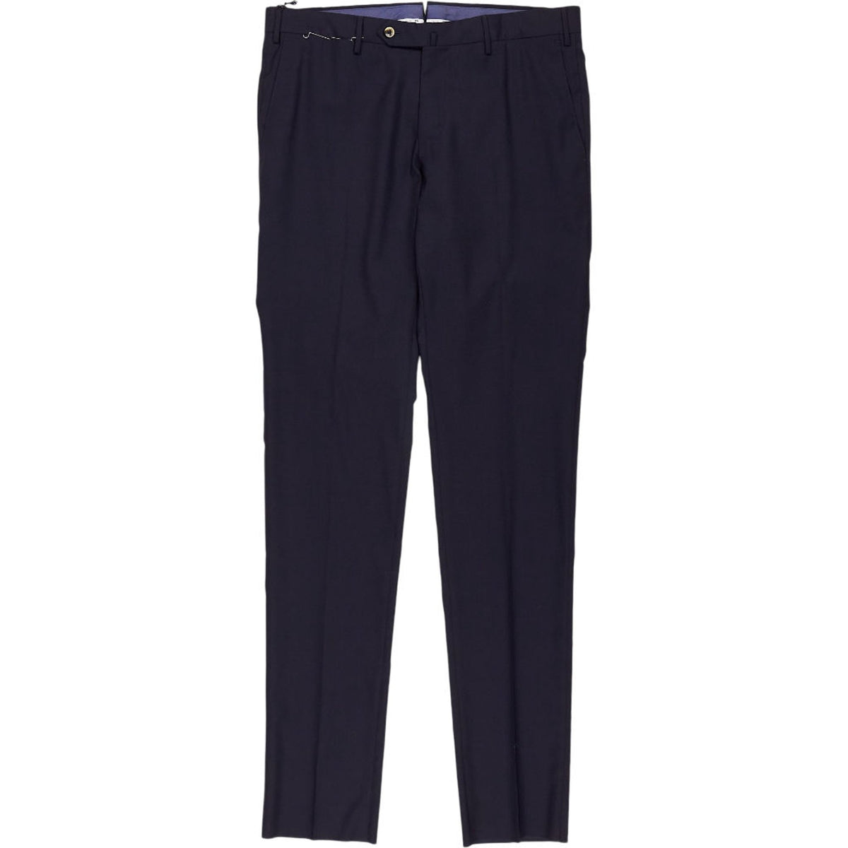PT Torino Navy Wool Slim Trousers