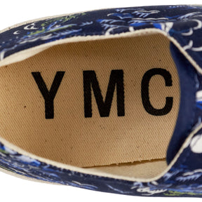 YMC Navy Patterned Trainers
