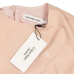 Calvin Klein Pink Sleeveless Crinkle Top
