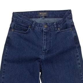 WYSE Blue Scallop Hem Jeans