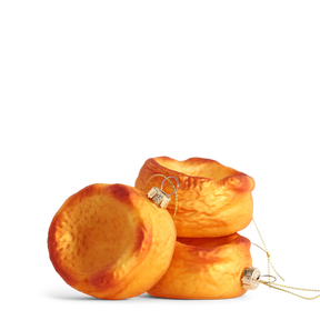 Yorkshire Pudding Glass Decoration