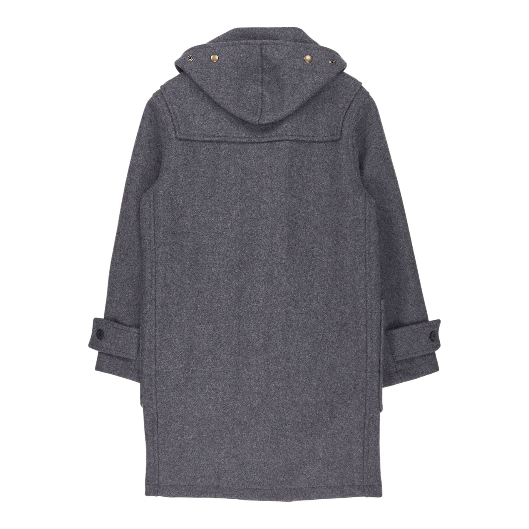 Gloverall Grey Monty Duffle Coat Wool