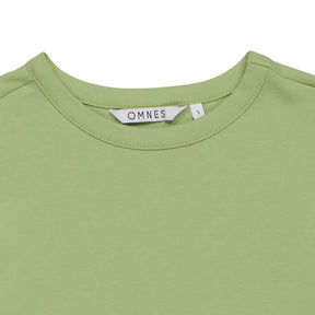 OMNES Green White Colourblock Dress