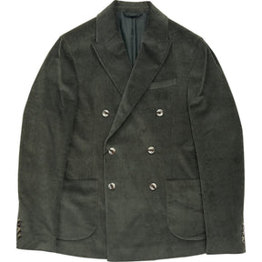 Moss Olive Cord Blazer Slim Fit