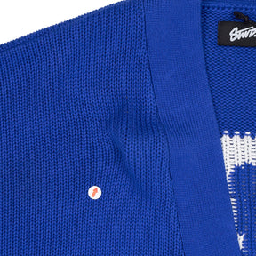 Pull & Bear Blue Cotton Cardigan