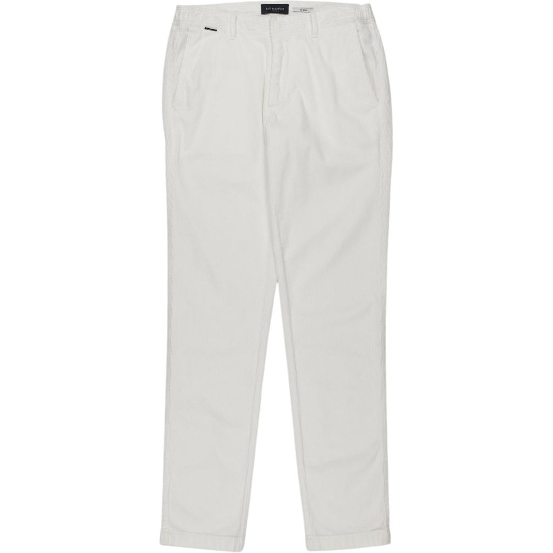 Mr Marvis White The Cords Trousers