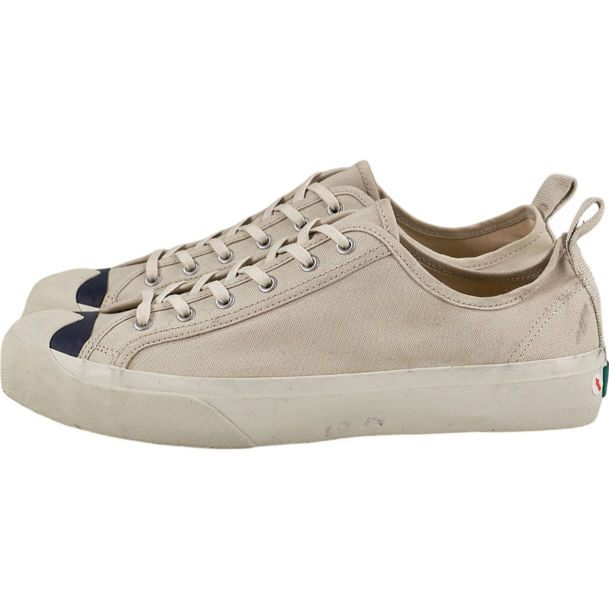 YMC Beige Canvas Trainers