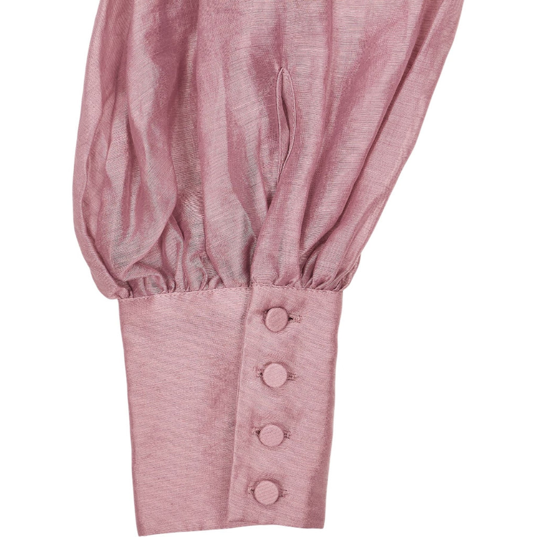 Karen Millen Pink Tie Neck Blouse