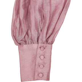 Karen Millen Pink Tie Neck Blouse