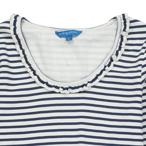 Beaufort & Blake Navy Stripe Long Sleeve Top