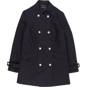 River Island Black Wool Blend Coat