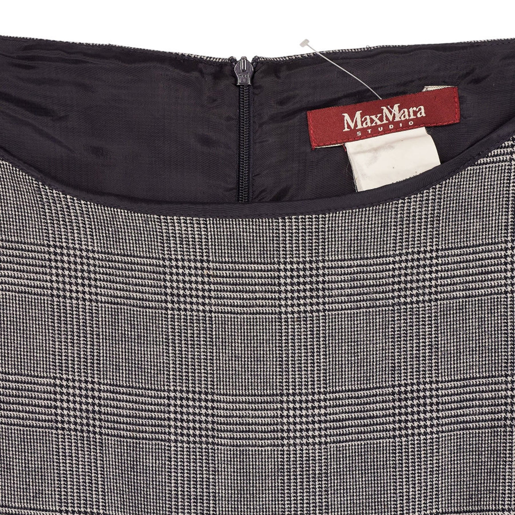 MaxMara Grey Check Dress