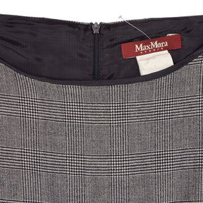 MaxMara Grey Check Dress