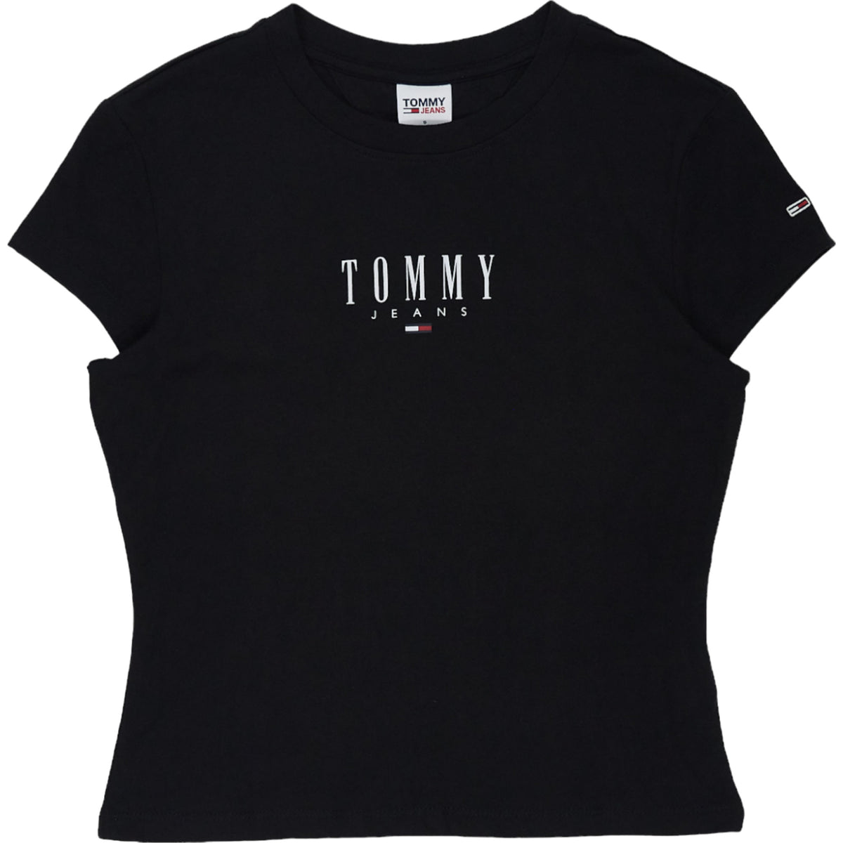 Tommy Jeans Black Fitted T-Shirt