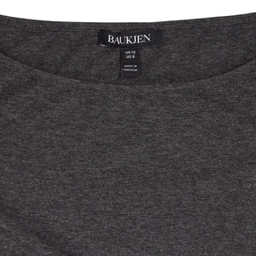 Baukjen Grey Cold Shoulder Top