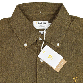 Farah Rust Yellow Ali LS Shirt