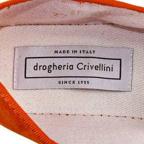 Drogheria Crivellini Orange Velvet Slippers