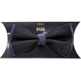 Moss Black Blue Bow Tie