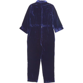 NRBY Navy Velvet Jumpsuit