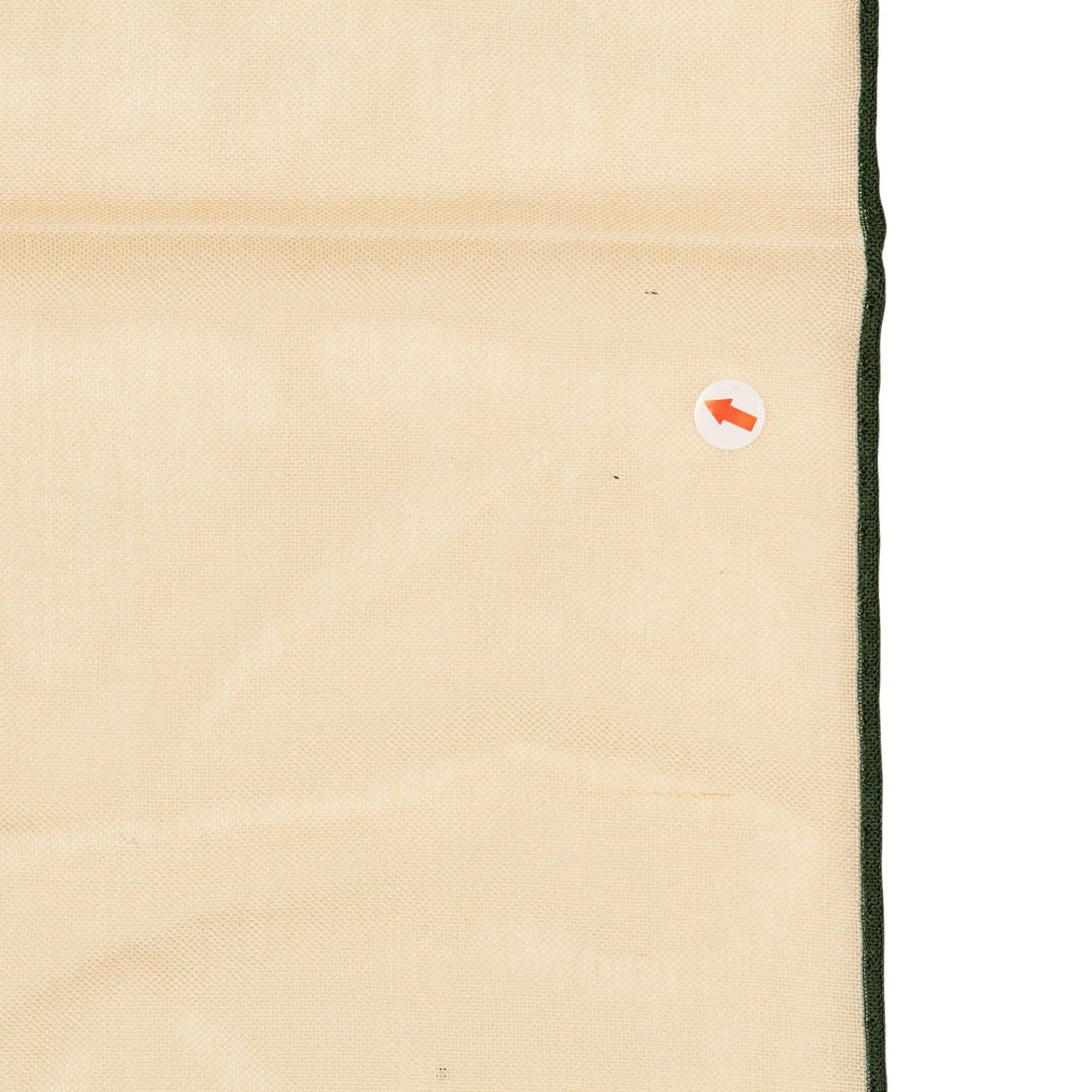 Drake's Cream Green Pocket Square