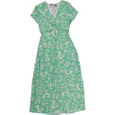 Rixo Green Sea Life Print Aspen Dress
