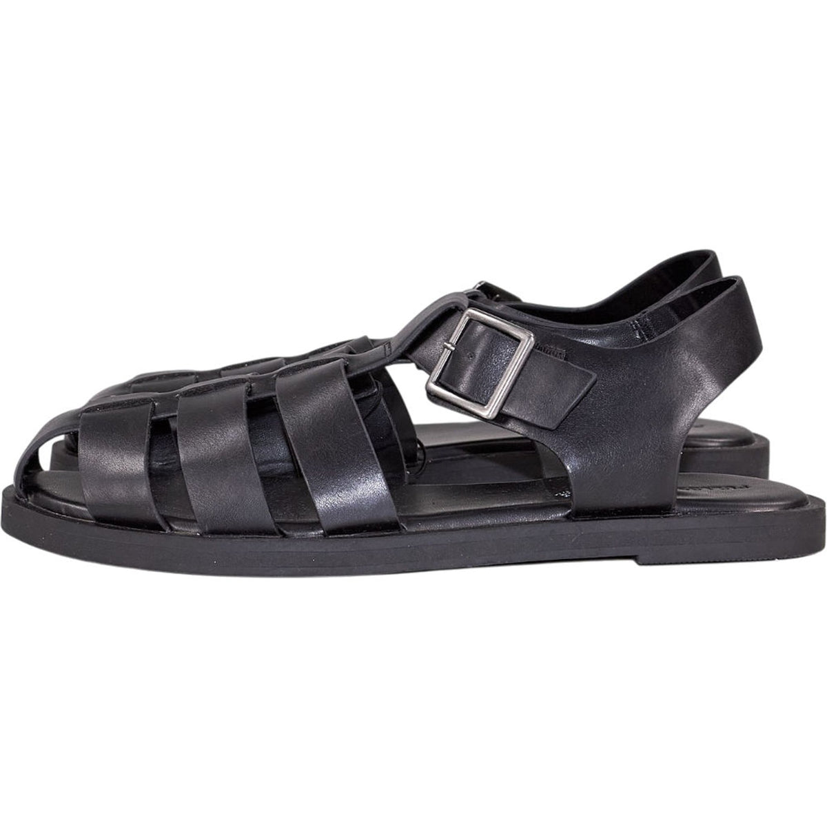 Pull&Bear Black Buckle Sandals