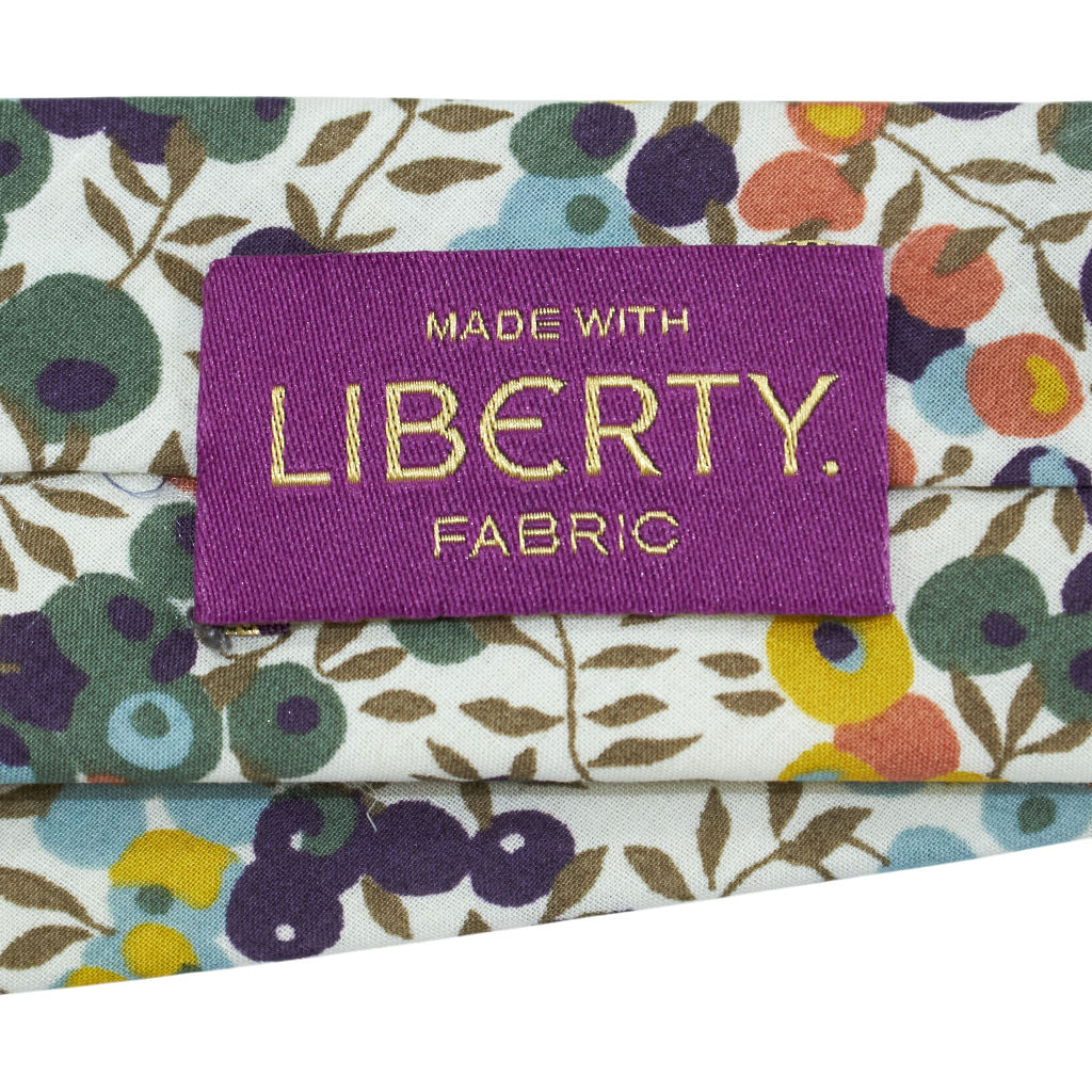 Moss Liberty Fabric Sage Green Floral Pattern Tie Bundle x 3