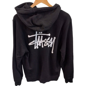 Stussy Black Hoodie Cotton Blend